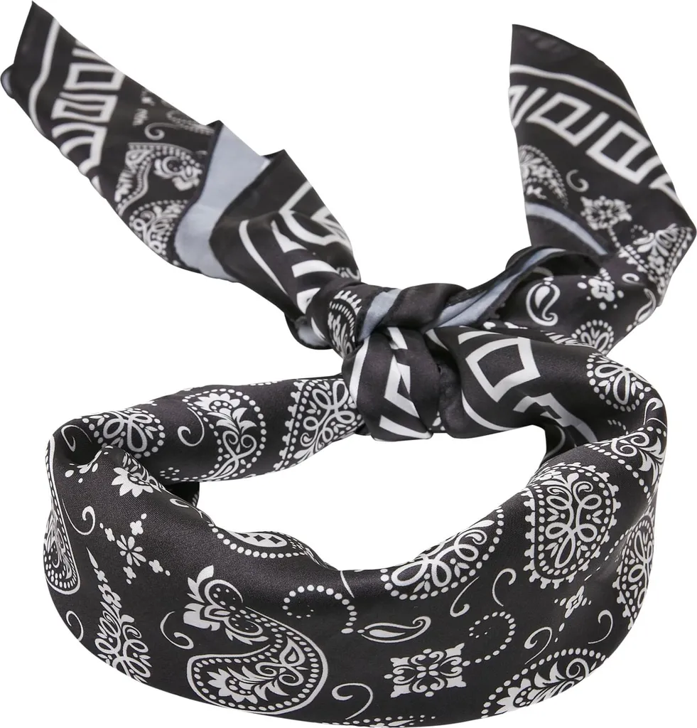 Urban Classics TB6442 | Bandana a motivi grandi 80x80 cm - Colore: bandana nera aop - Taglia: Unica