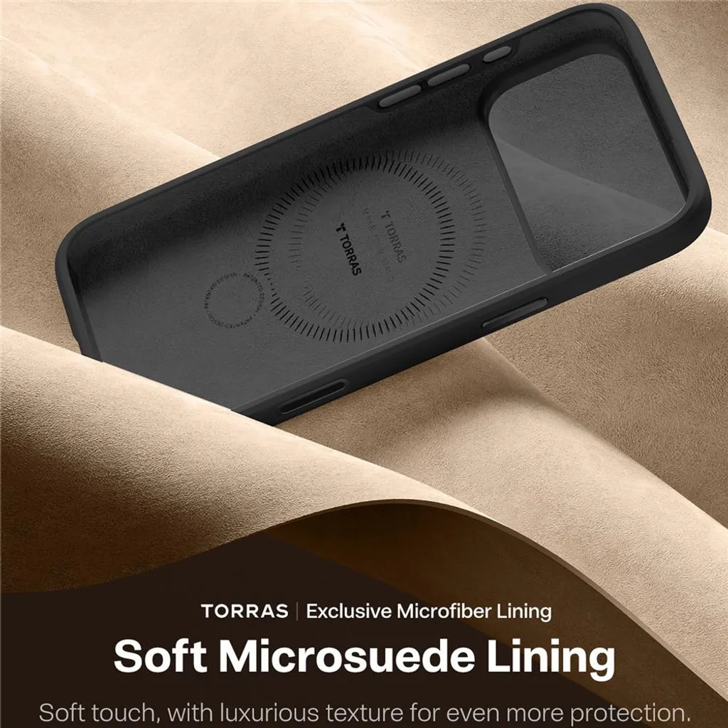Coque iPhone 17 Pro Max TORRAS Ostand avec Support Rotatif 360° Noir - 10