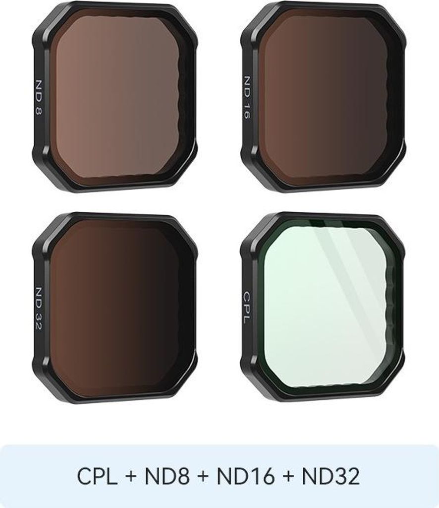 INF Ace Pro/Acepro2 Filter Set CPL/ND8/ND16/ND32 Aluminiumlegierung Glas 4 Stück