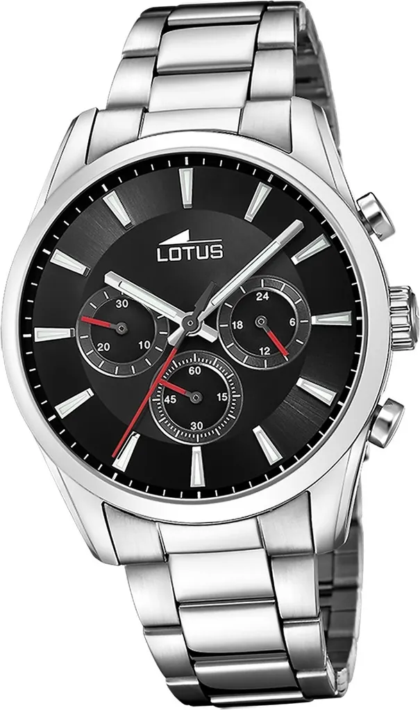 Lotus orologio da uomo in acciaio inossidabile orologio da polso argento Elegant Classic D2UL18922/3