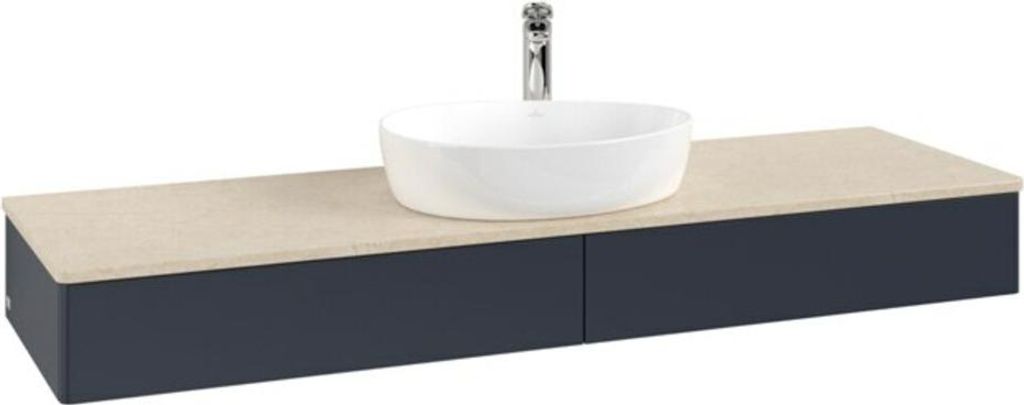 V&B Waschtischunterschrank ohne Frontstruktur Antao 160x50cm, HL, WBP botti., md bl. m Lac