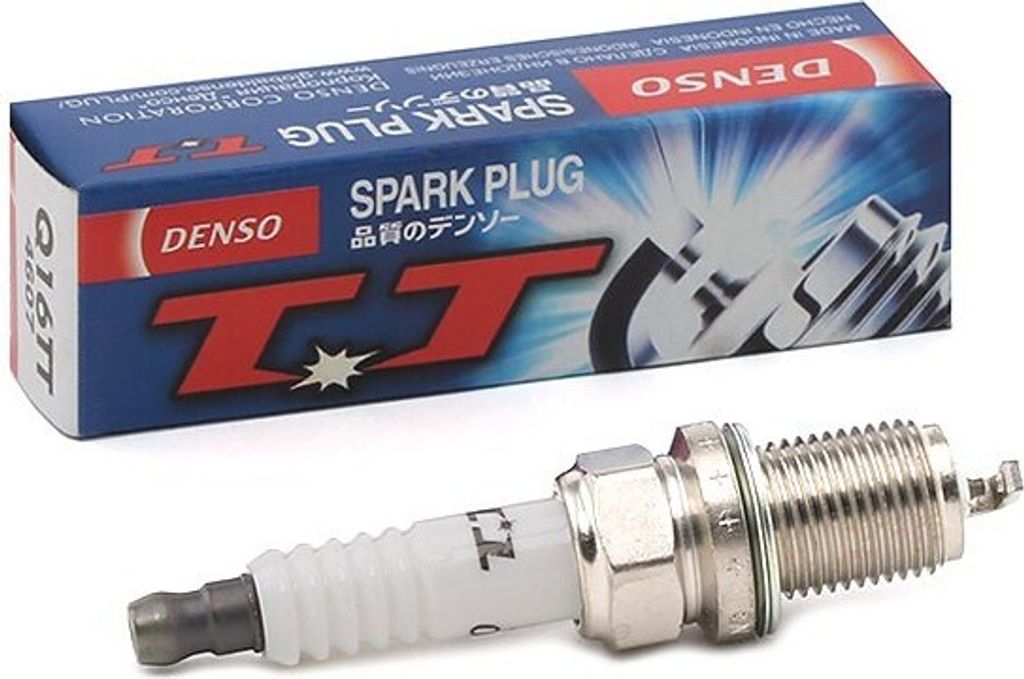DENSO Q16TT Zündkerze Nickel OE 59620J kompatibel mit Matiz, AX, Primera, 106, 205, 306, Clio, Megane, Rapid, Favorit, Felicia, Corolla