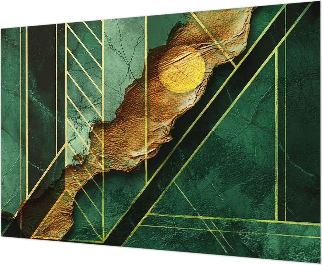 Wandtapete - Dekorative Tapete für Wohnzimmer - Tapetenfolie für Wanddekoration - 312x219 cm - Geometrische Spannung