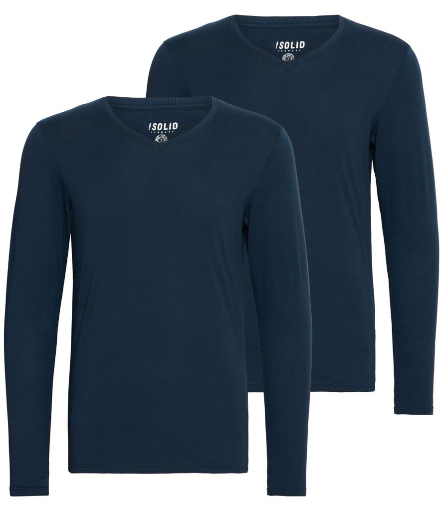 SOLID SDBasil Herren Longsleeve Langarmshirt Shirt Basic im Produktbild 
