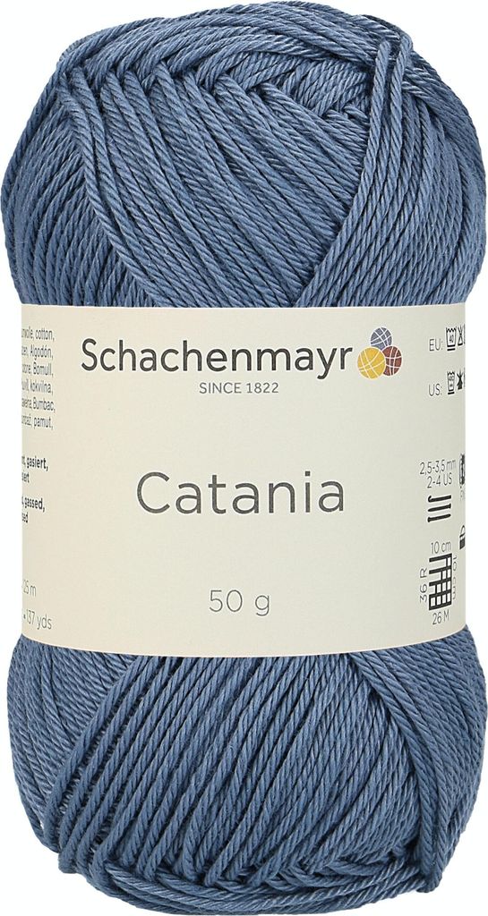 Schachenmayr Catania, 50g Graublau Handstrickgarne