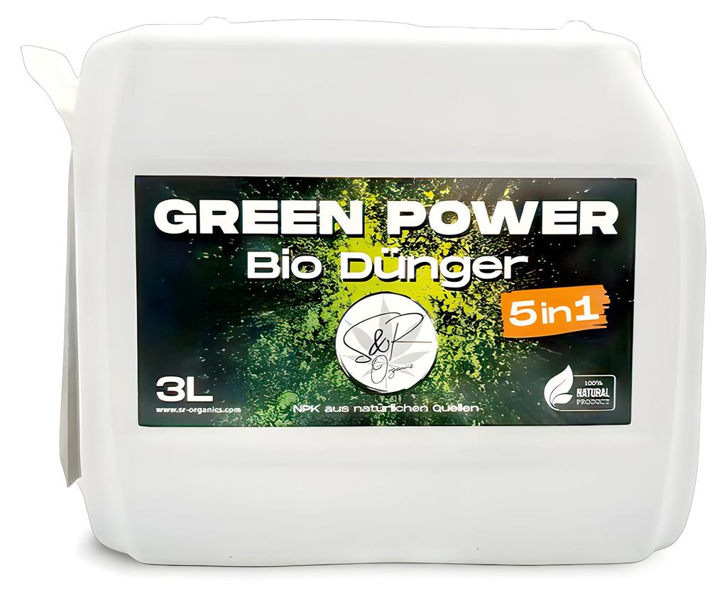 S&R Organics Green Power 5in1  Dünger, 3 Liter Produktbild 
