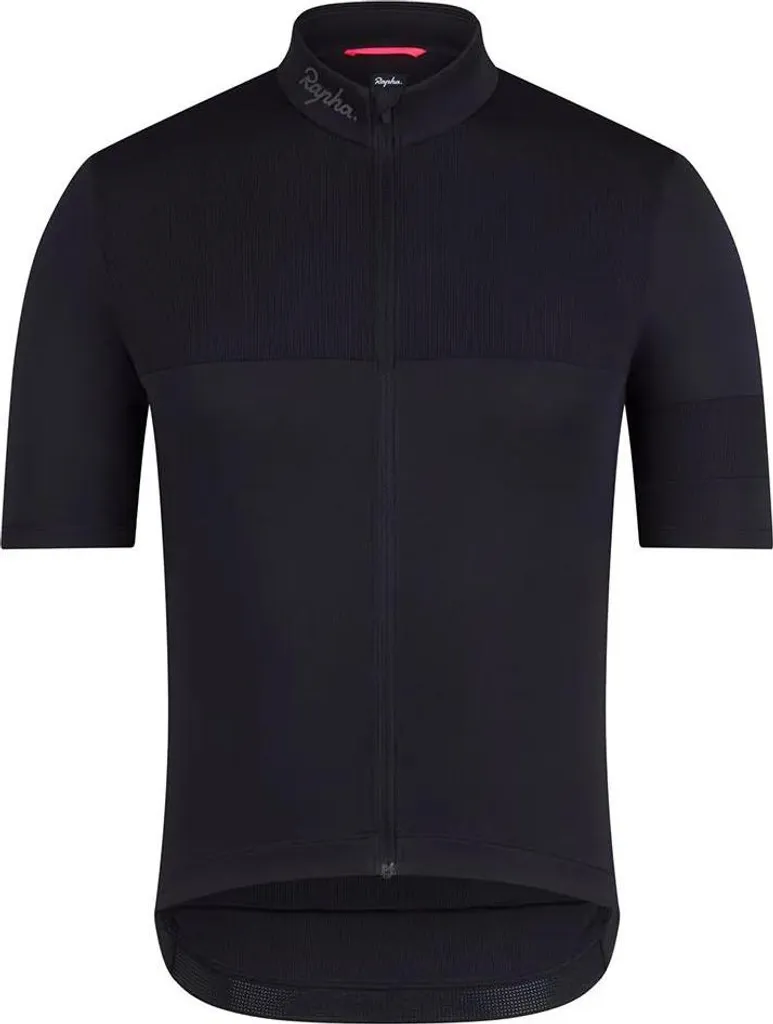 Maillot Cyclisme Manches Courtes Rapha Brevet Element Noir Homme Taille L