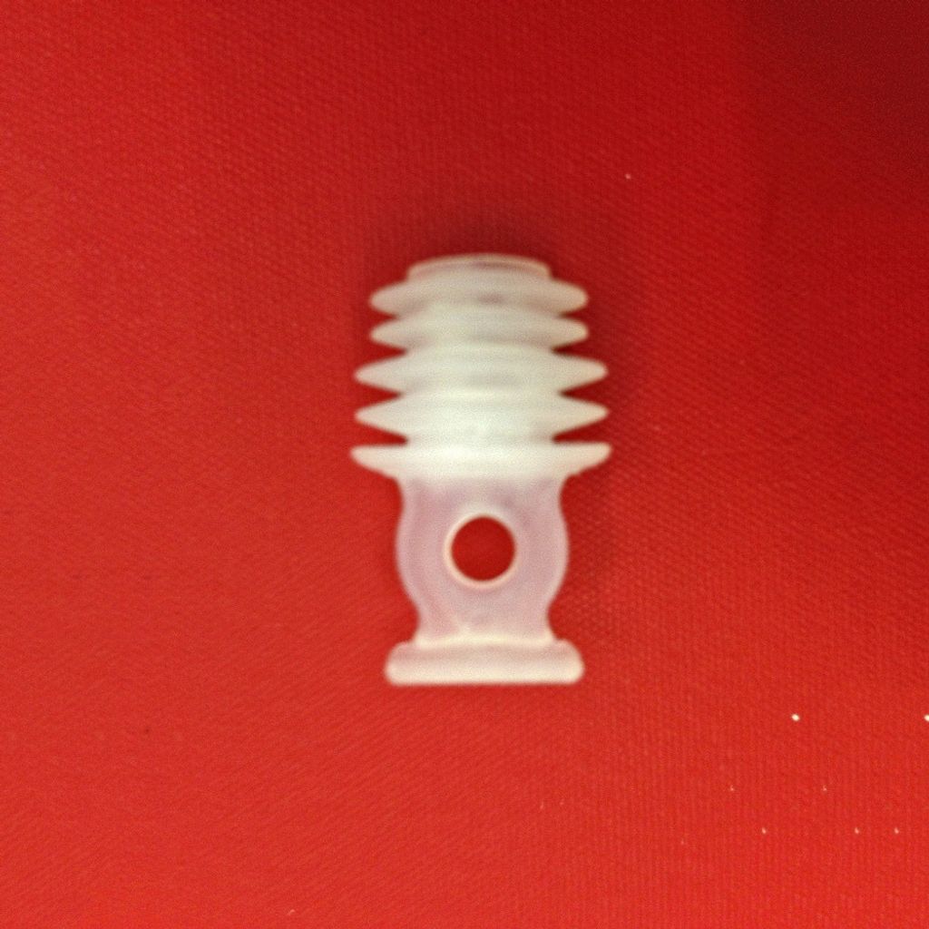 25 Stück Endstopfen Endfeststeller für 12 mm Bohrlöcher Feststeller für Gardinenschienen Vorhangschienen transparent