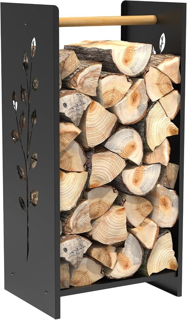 Houtrek voor open haard, houtopslagrek, standaard voor hout Productafbeelding 
