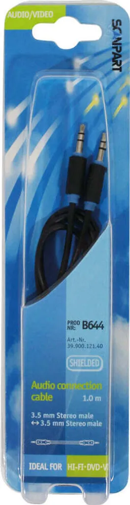 Câble Audio Jack 3,5 mm Universel 1m - Cordon Auxiliaire pour Autoradio