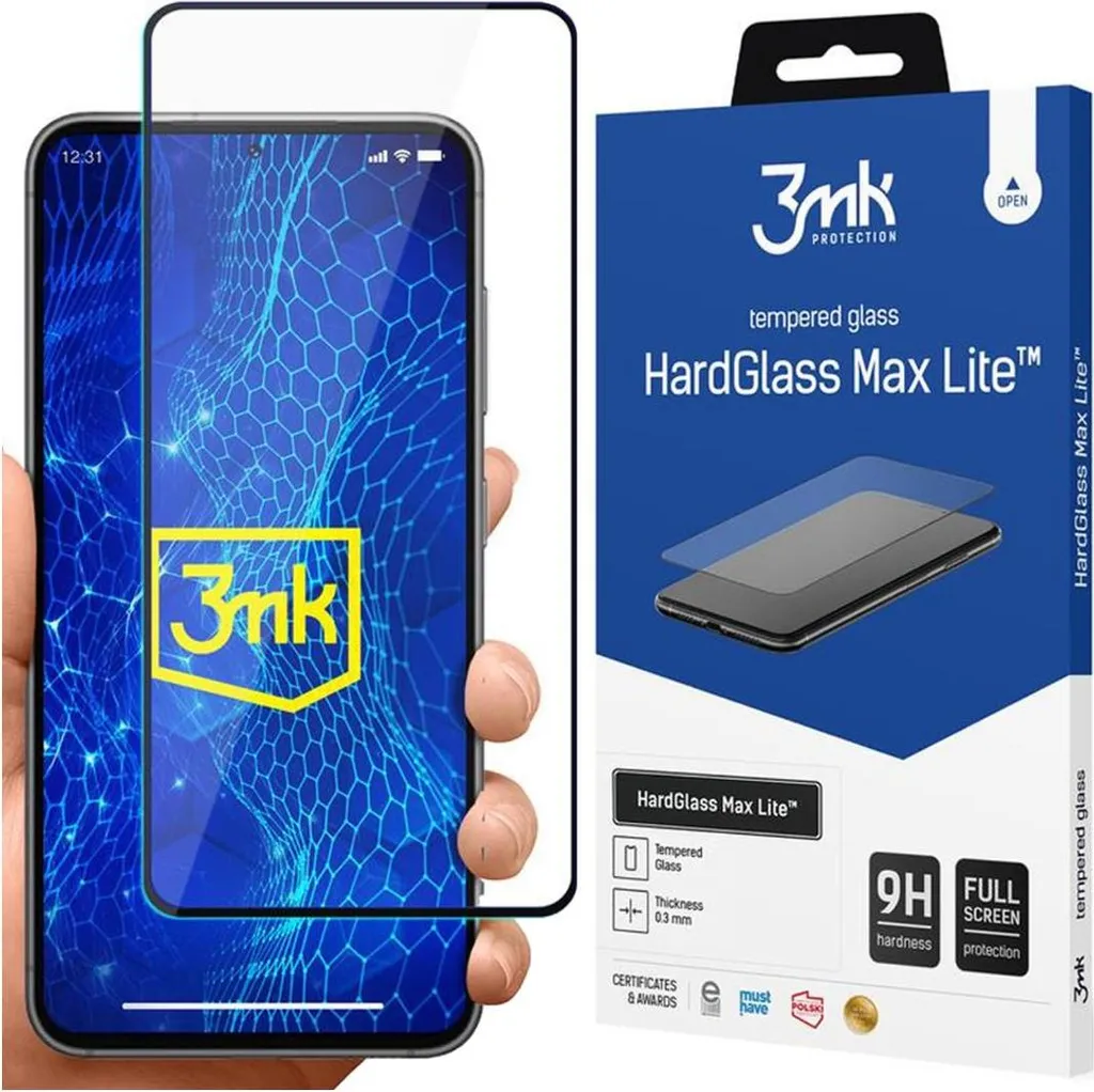 Samsung Galaxy S23+ - 3Mk Hardglass Max Lite Nero