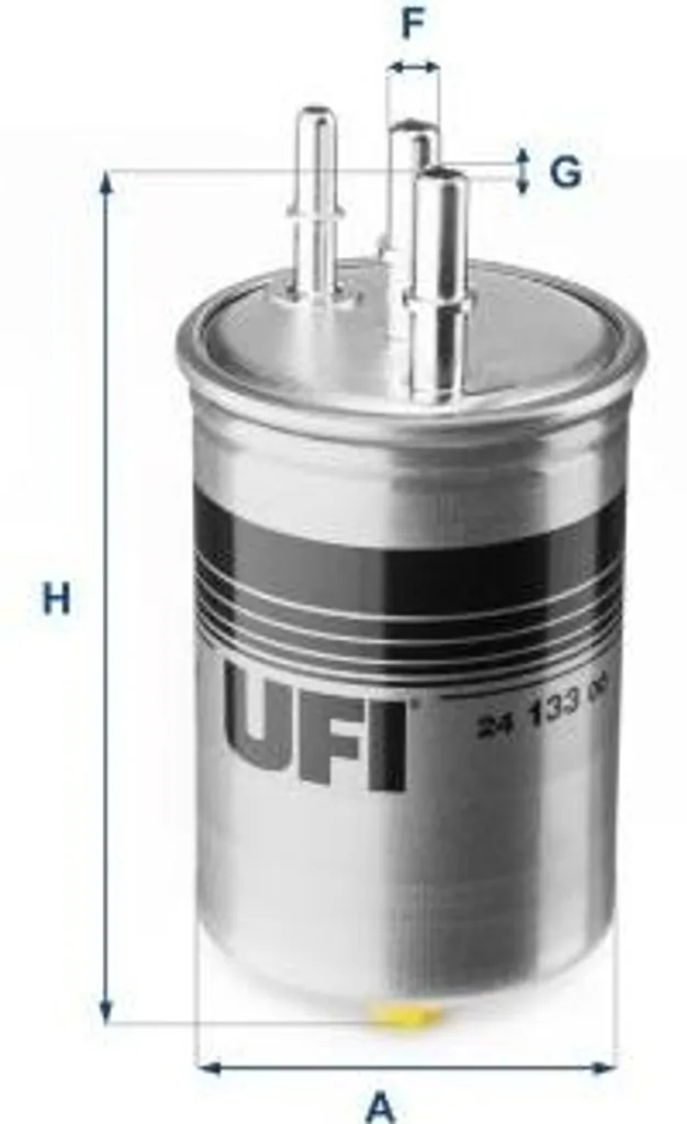 Filtre à Carburant Haute Performance UFI 24.133.00 OE 1342601 Ford