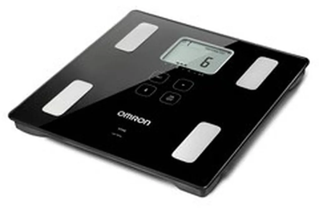 Omron VIVA Balance Digitale Noire avec analyse de la graisse viscérale