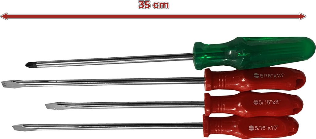 Set mit 4 XXL Magnetschraubendrehern (Mix Set)