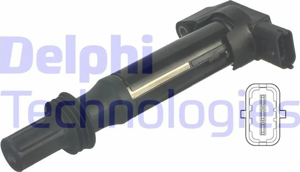 Bobine d'allumage Delphi GN10584-12B1 OE 9675390980 pour Peugeot Citroën