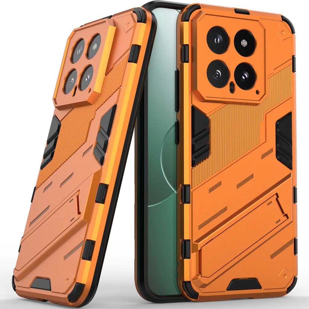 Custodia Protettiva Militare per Xiaomi 14 - Bianca con Cavalletto