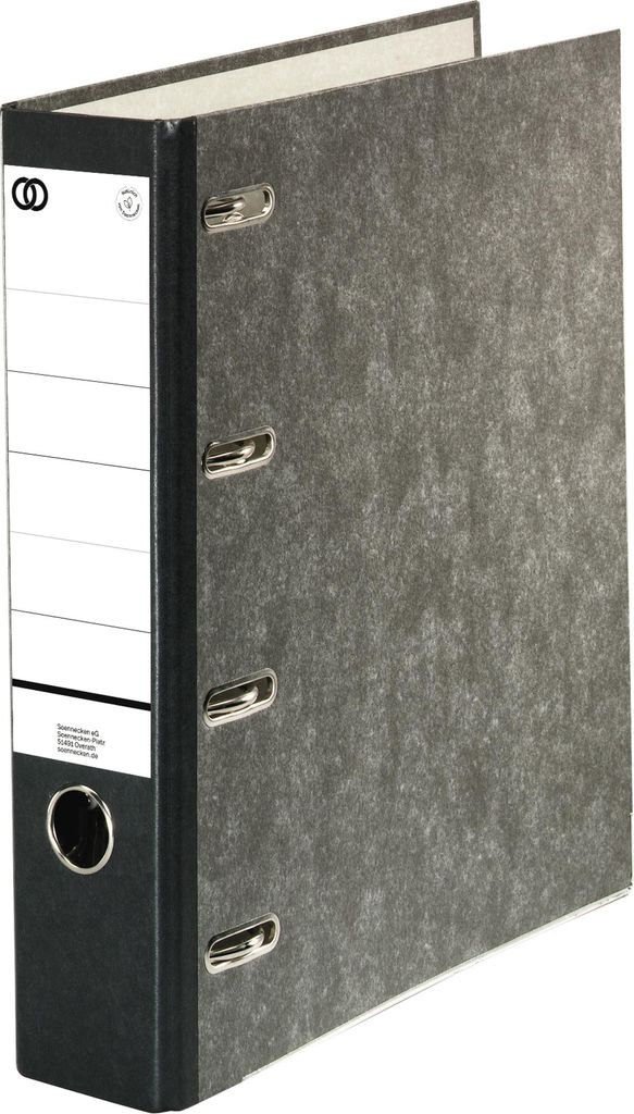 Soennecken Doppelordner oeco 3306 2xA5 quer 75mm schwarz Image du produit 