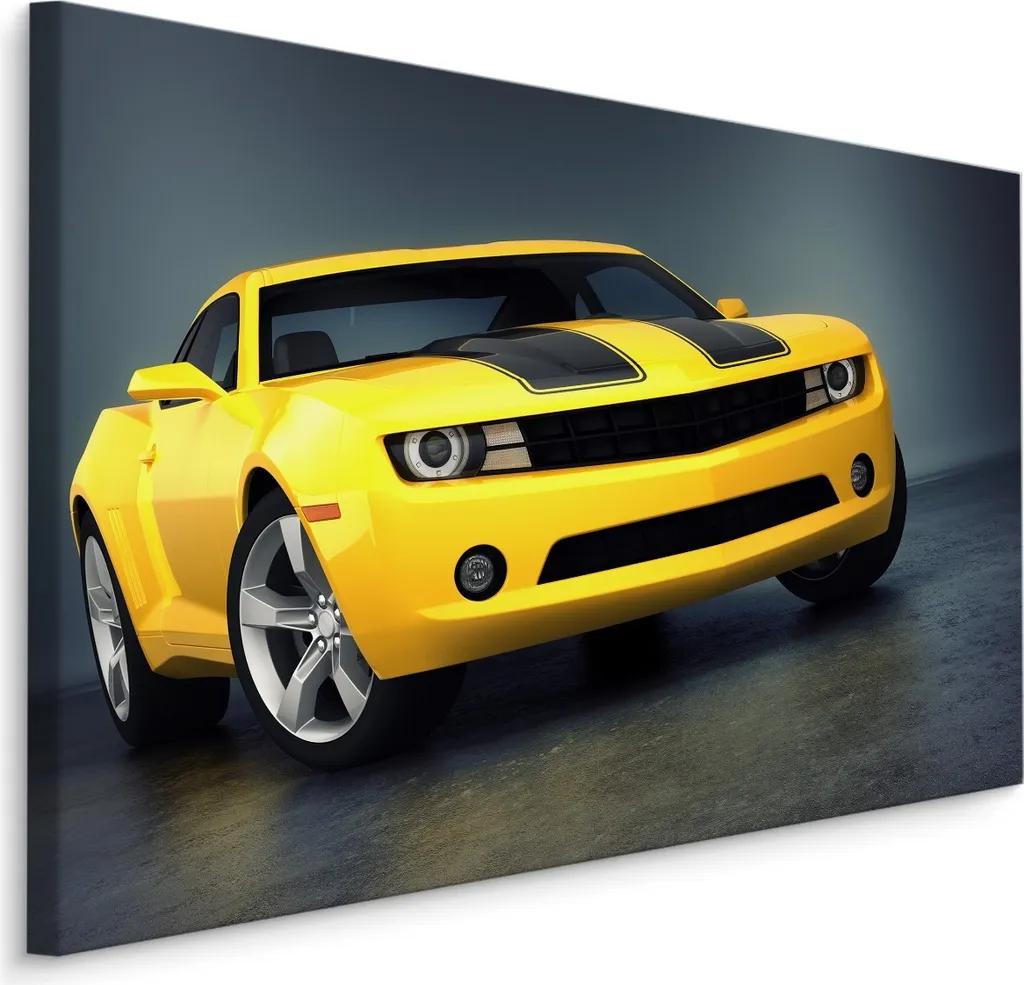 Quadro Art Design Mustang 120x80 - Tela Canvas XXL Qualità Museo