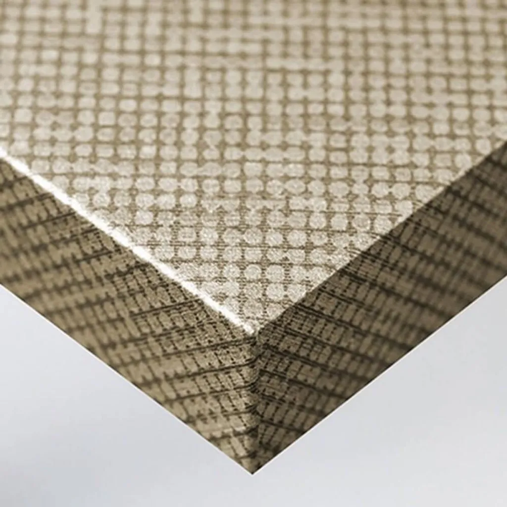Revêtement adhésif décoratif effet textile pailleté pour meubles 122cm