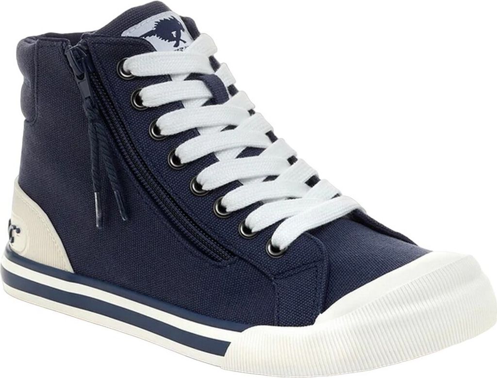 Rocket Dog - Damen Sneaker "Jazzin Hi" FS10184 (37 EU) (Marineblau)