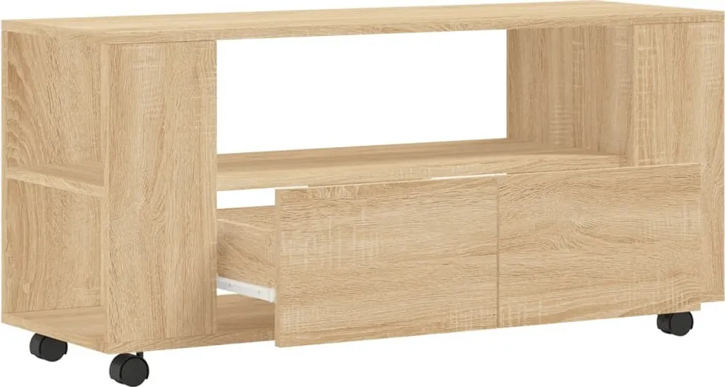 Specifiche Mobile TV vidaXL Rovere Sonoma 102cm - Legno Multistrato
