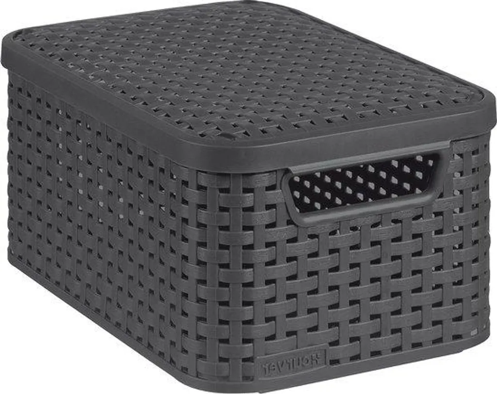 Boîte de rangement avec couvercle Style L - Organisateur Grand Format