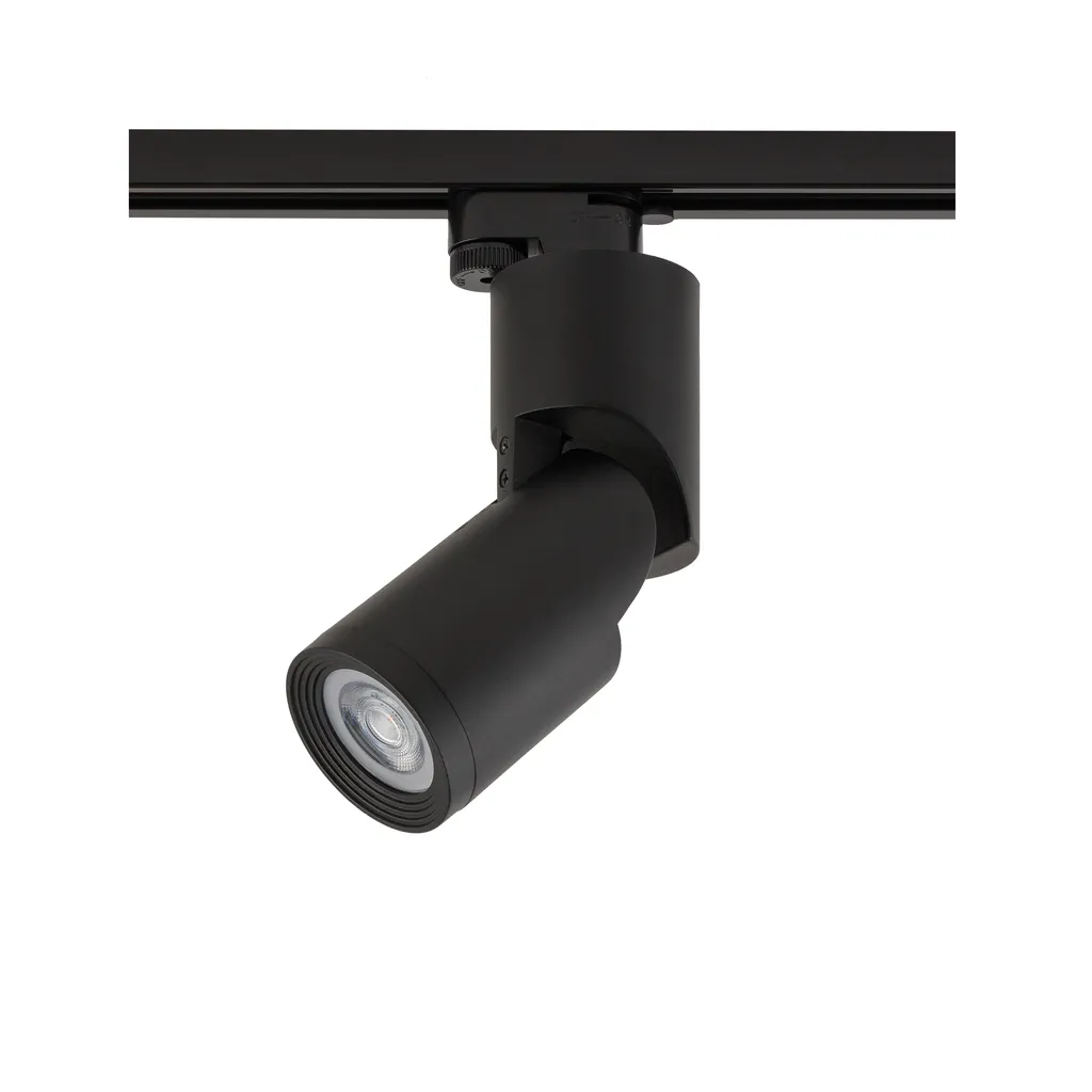 Éclairage sur rail noir MIKE 7661 idéal pour galerie et cuisine loft