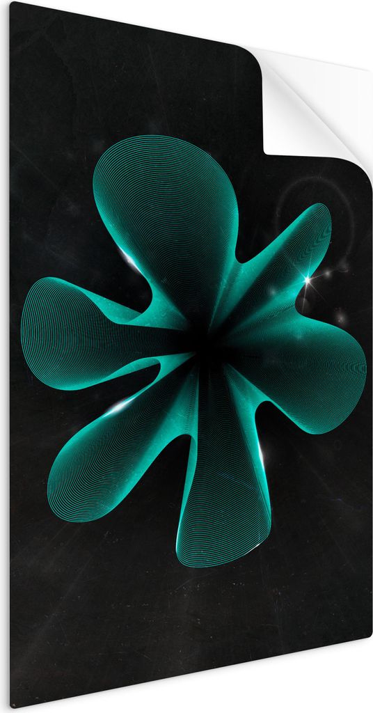 SpaceRebels Bilder Wandsticker 40x60 - Wanddeko Abstrakt - Selbstklebende Wandtattoo Wandsticker - Modernes Bild auf PVC-Folie - Wandbild Wohnzimme...