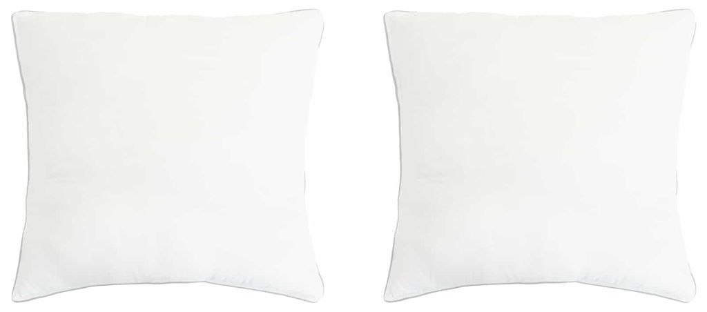 vidaXL Kopfkissen 2 pcs Weiß 65 x 65 cm Bambusfaser