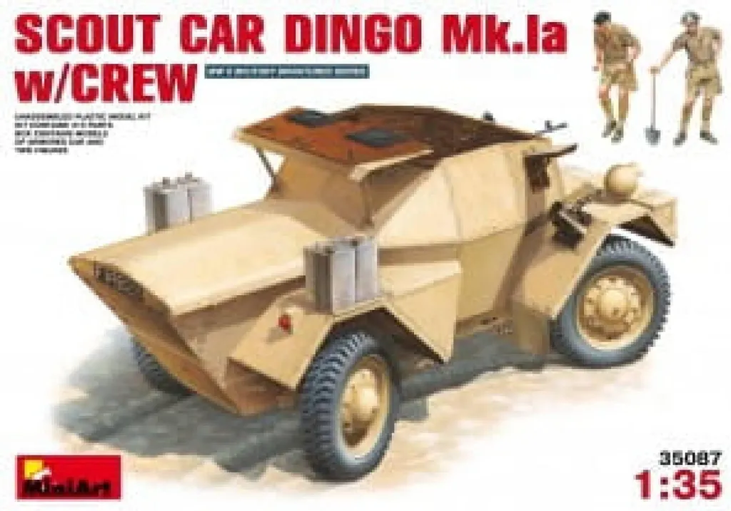 Kit Montage Dingo Mk 1a MiniArt pour Collectionneur et Diorama