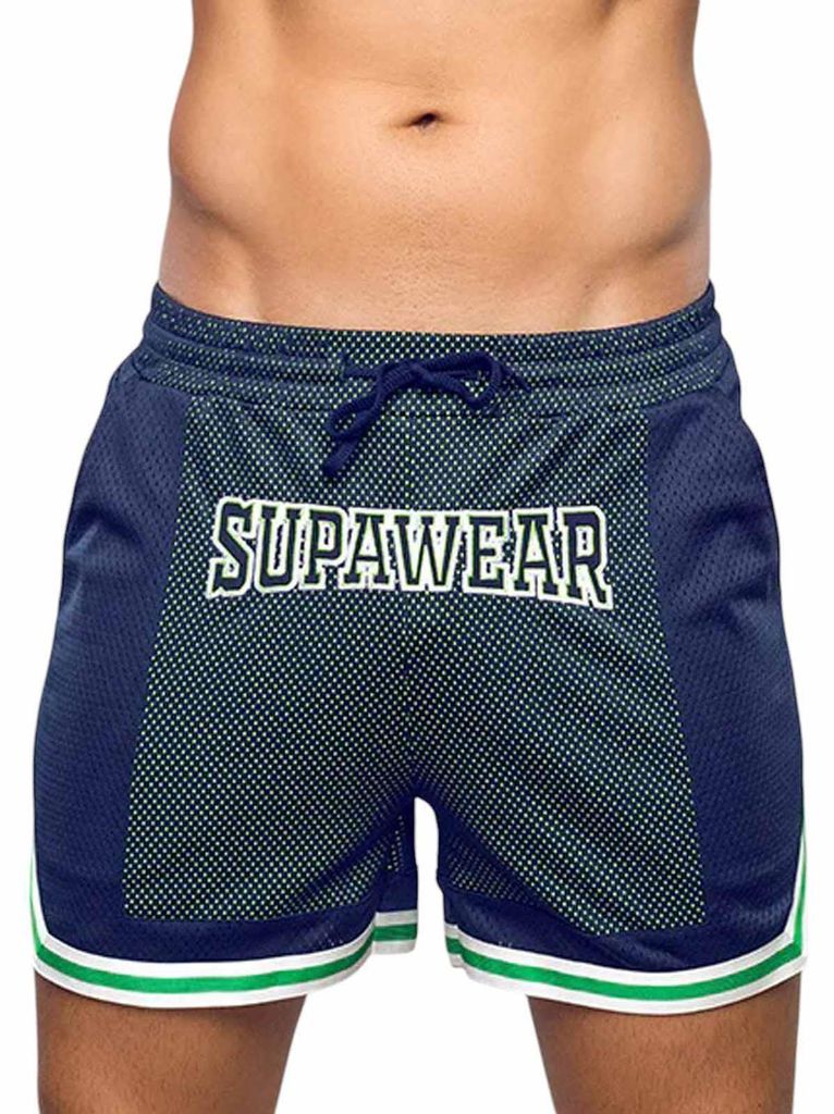Supawear Swish Mesh Shorts Neon Green S