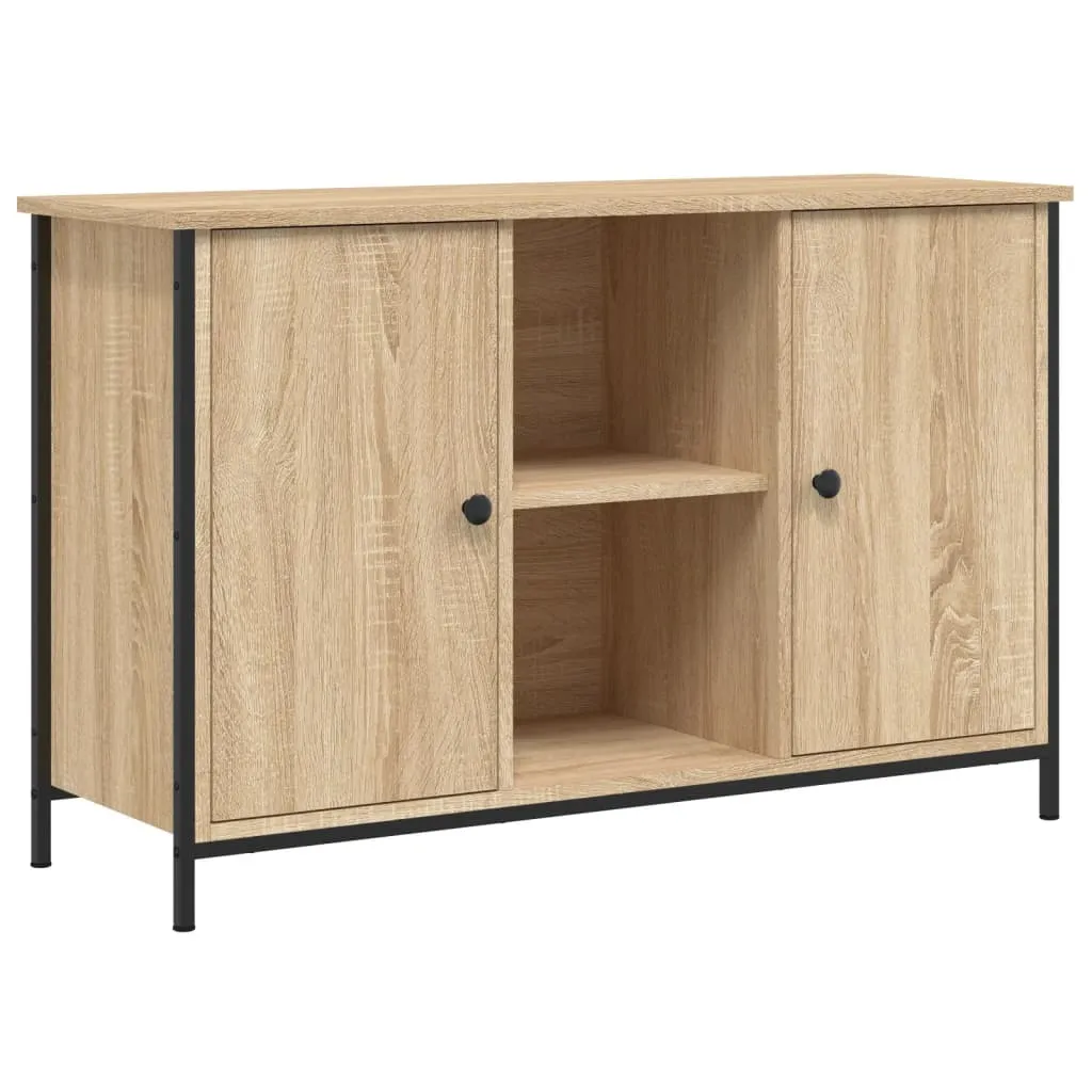 Mobile TV in rovere Sonoma 100x35x65 cm Materiale in legno
