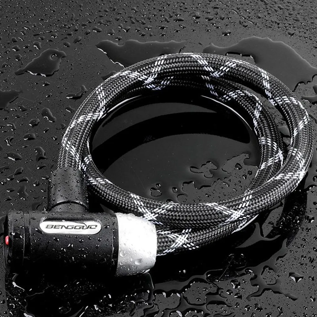 INF Lucchetto Bici Antifurto - Acciaio e Nylon per MTB e Strada - 6