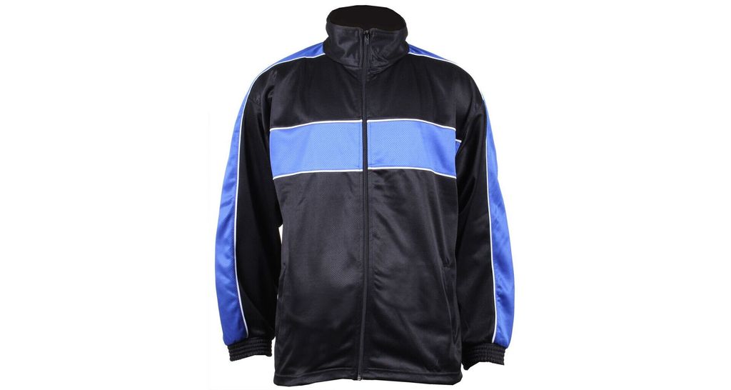 TJ-2 sportjas, zwart-blauw, maat XL Productafbeelding 