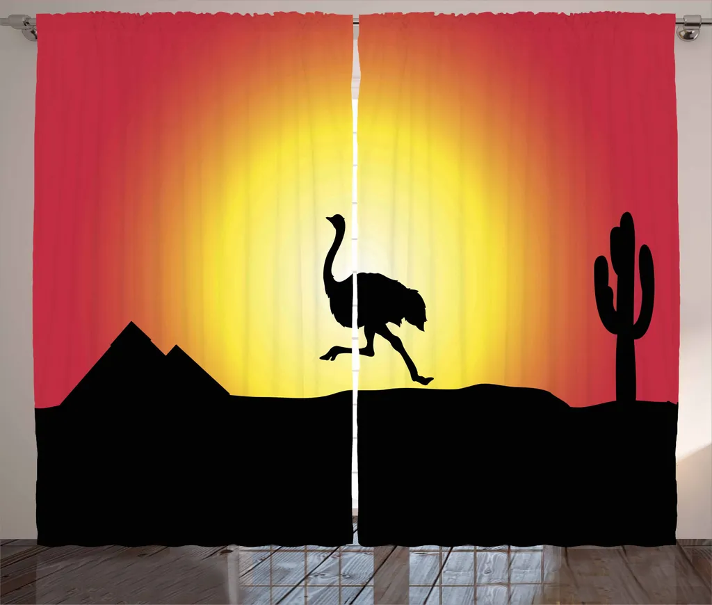 ABAKUHAUS Tenda Rustica 280x225cm - Laufen Animal Silhouette per Soggiorno