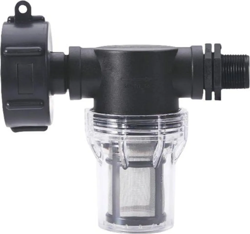 Réservoir d'eau de pluie 1000L avec kit de filtrage et adaptateur tuyau