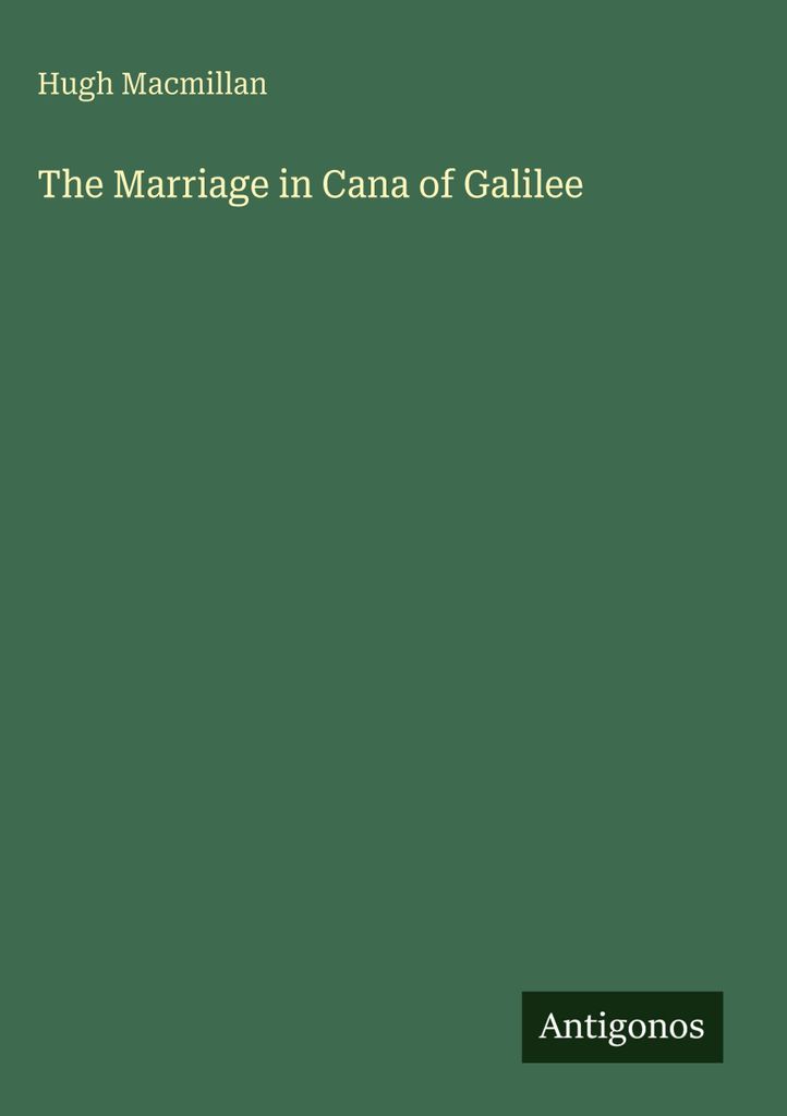 The Marriage in Cana of Galilee