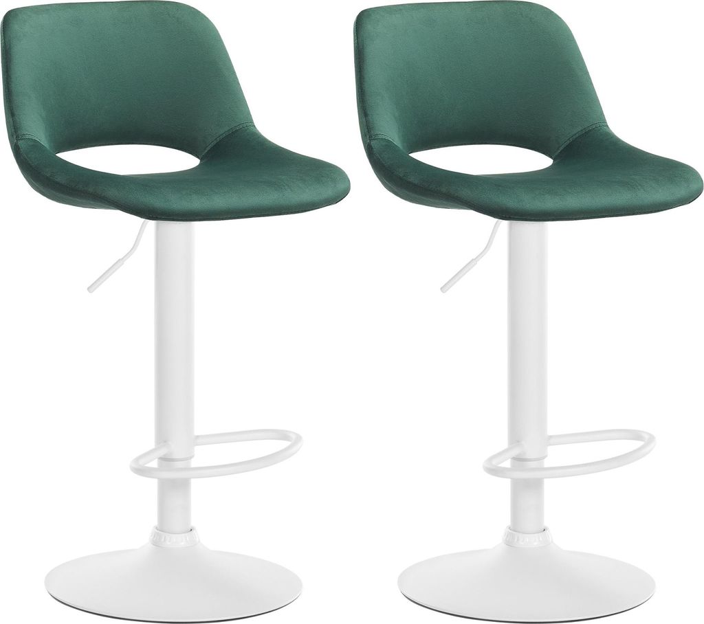 CLP 2er Set Barhocker Camden Samt drehbar und Produktbild 
