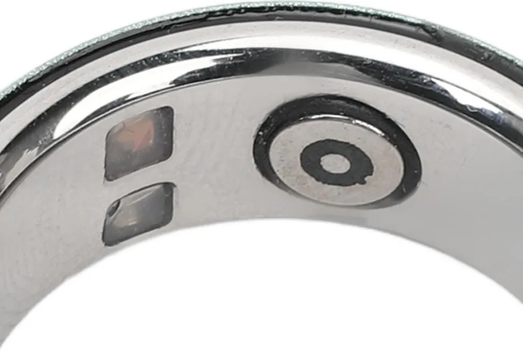 Bague Connectée Smart Health Ring Tracker de Sommeil Bluetooth Argent T10
