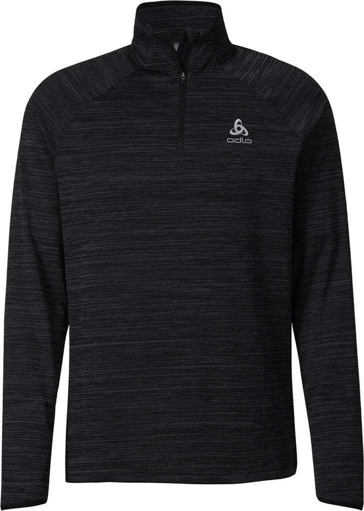 ODLO Mid layer 1/2 zip STEAM BLACK MELANGE BLACK MELANGE M