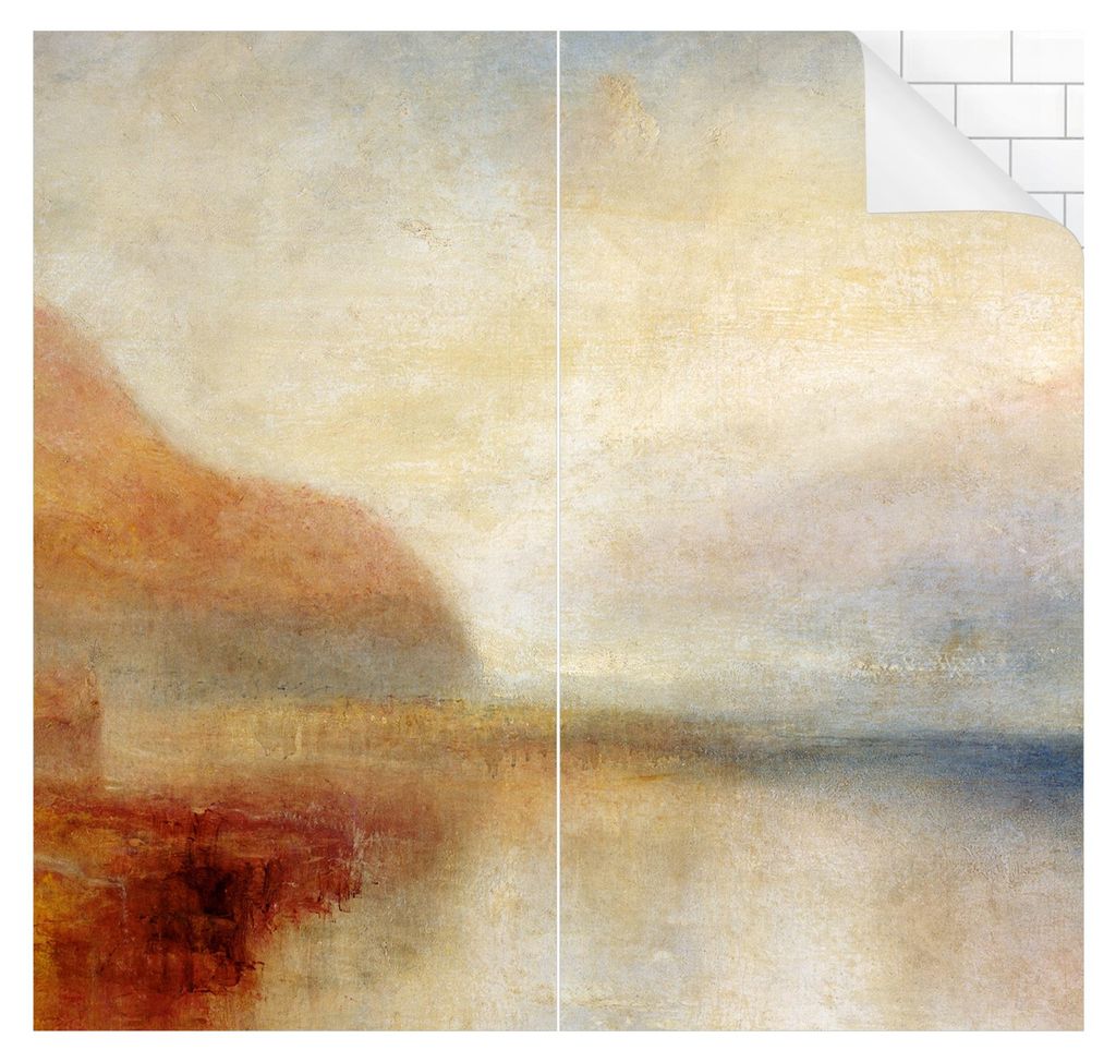 Duschrückwand Natur selbstklebend - 0.35 mm Wandpaneel wasserfest Design pastell Badrückwand fugenlos Smart matt 100x190 cm