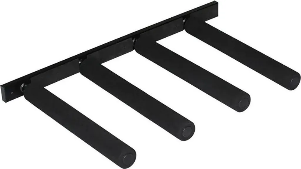 Support mural vertical pour planche de surf Surflogic noir One Size