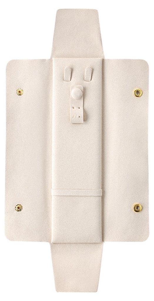 Schmuckaufbewahrungsbeutel mit Druckknopfverschluss, kratzfester Mikrofaser-Schmuckbeutel, Reise-Schmuckorganizer für Halsketten, Ohrstecker und R...