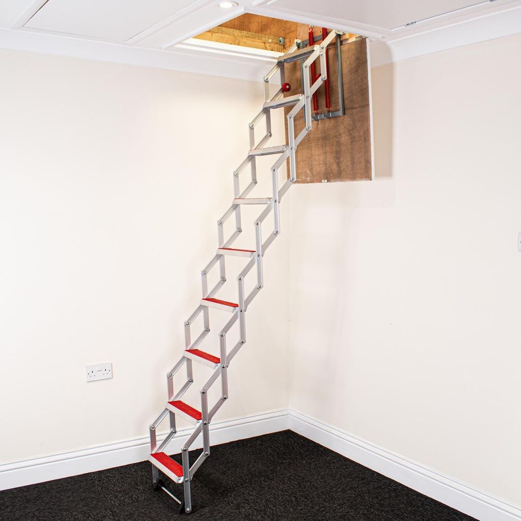 BPS Ziehharmonika Loftleiter | Kompaktes Design mit Produktbild 