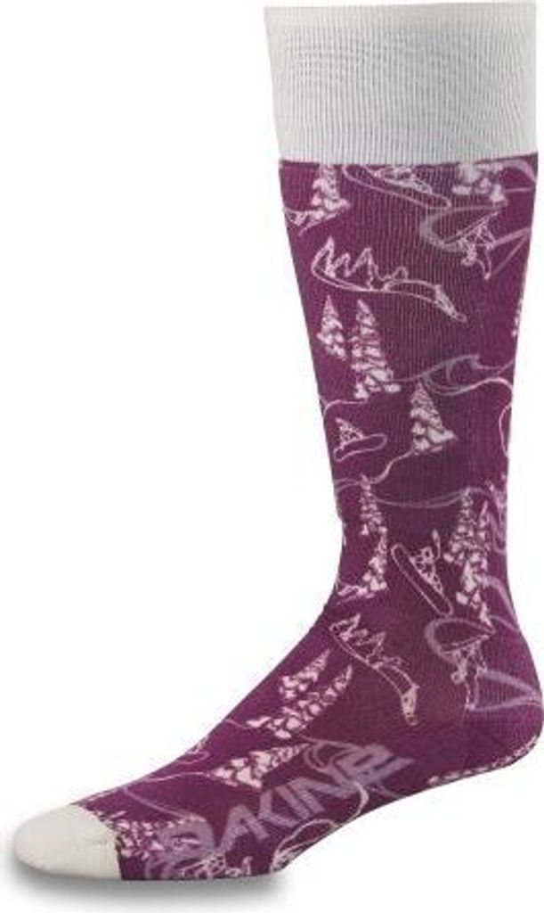 DAKINE FREERIDE WMS SOCKEN - lila - S/M