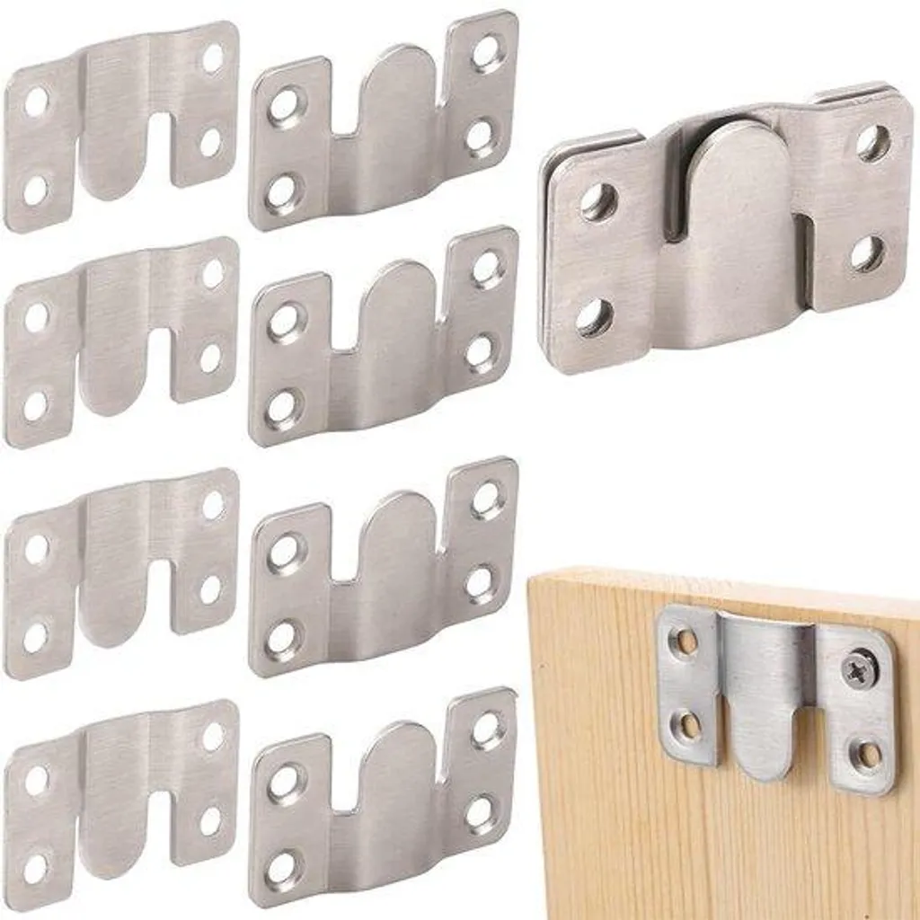 Attache tableau et miroir lourd en inox avec câble réglable solide
