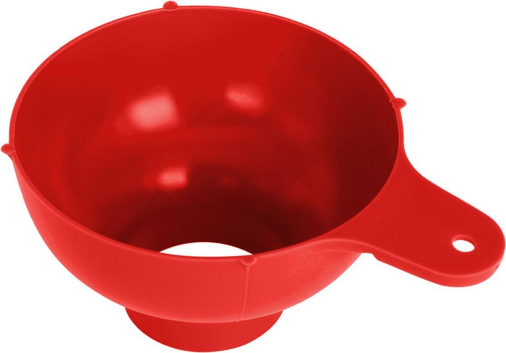 Trichter mit breiter Öffnung für Küche, Labor und Camping. Trichter aus lebensmittelechtem Kunststoff für einfaches Ausgießen, weniger Versch...