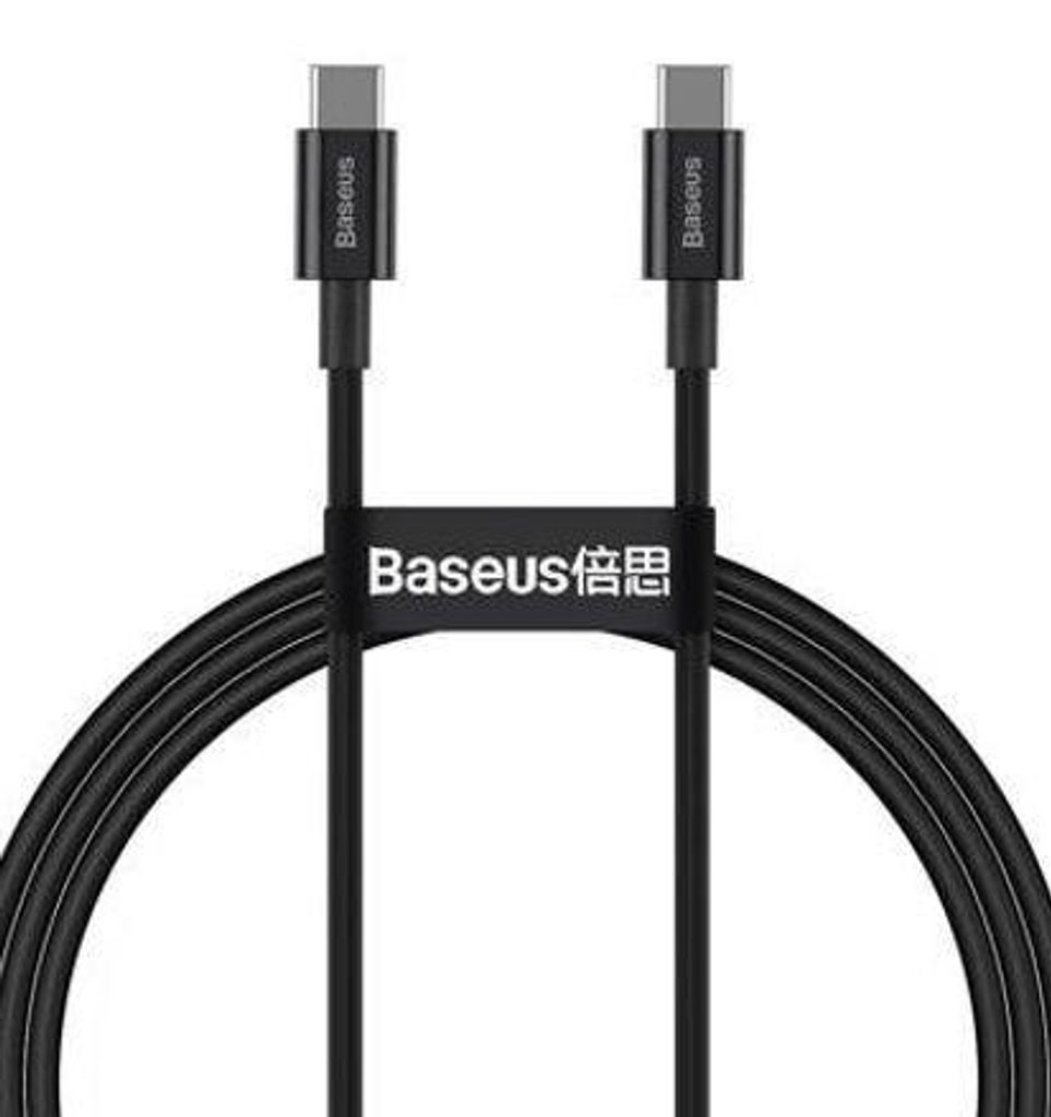 Baseus Superior, 1 m, USB C, USB C, USB 2.0, 0,48 Gbit/s, Produktbild 