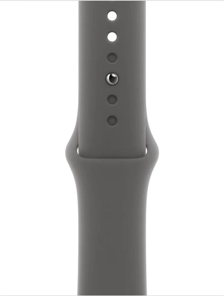 Bracelet en Fluorélastomère Gris Apple Watch Séries 7 8 9 et SE 41mm