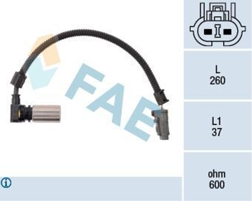 FAE Motordrehzahlsensor 79086 für VW POLO (9N)